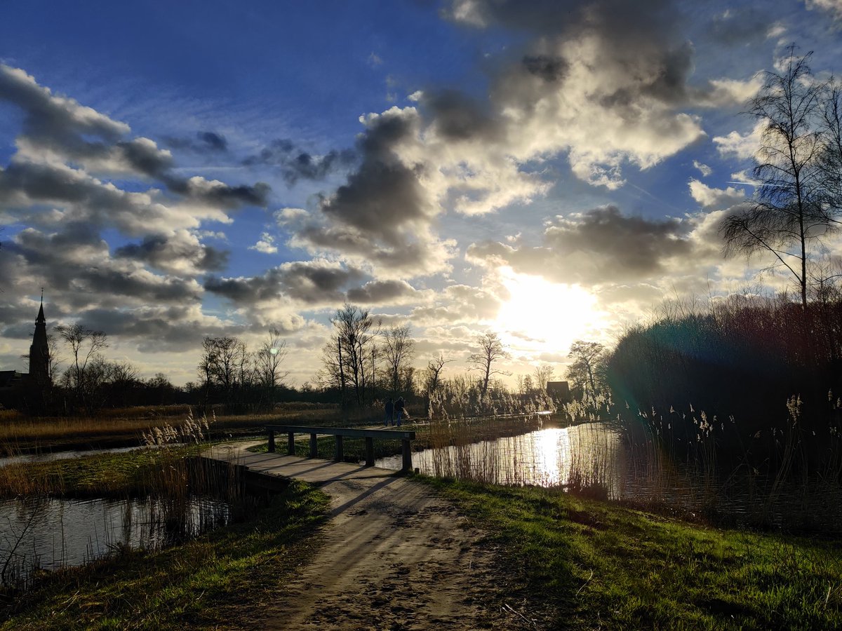 Onderweg #nature #natureinthecity #eveningsky #dusk #winter #sky #photography #photo #picture #Amsterdam #amsterdamsebos #walking #walk