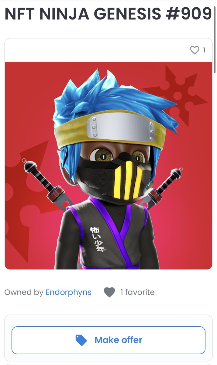 chrisbied's tweet photo. I tell you something guys!
There is a Project called @TheNFTNinjas and there is a huge giveaway for every Holder in February! #FebruaryInflationWeek1
There are only 1500 Ninjas and this is one of them! https://t.co/wBotAuGqVs