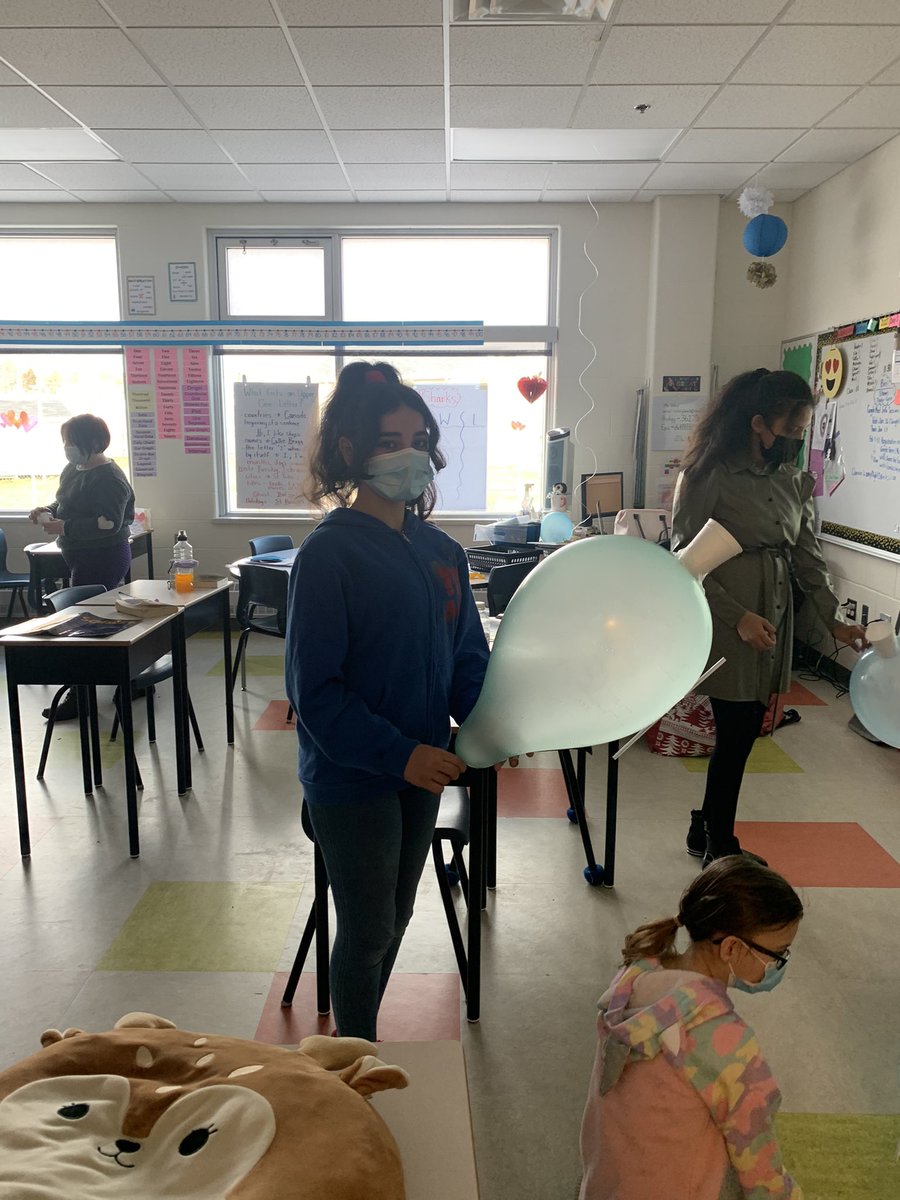 MsWardEPE's tweet photo. The Grade 6’s did a great job with their balloon rockets! https://t.co/BXh3CJB8D8