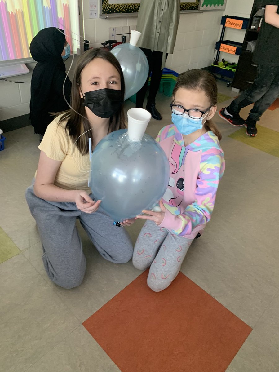 MsWardEPE's tweet photo. The Grade 6’s did a great job with their balloon rockets! https://t.co/BXh3CJB8D8
