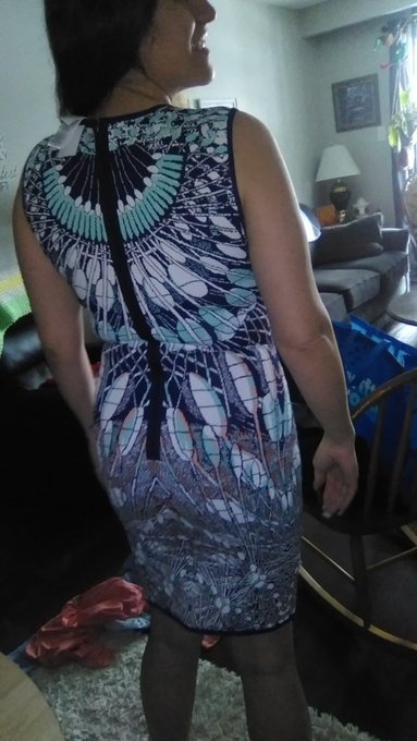 Couldn't wait to try on new dress... what y'all think? https://t.co/n4Nf5mEBYw