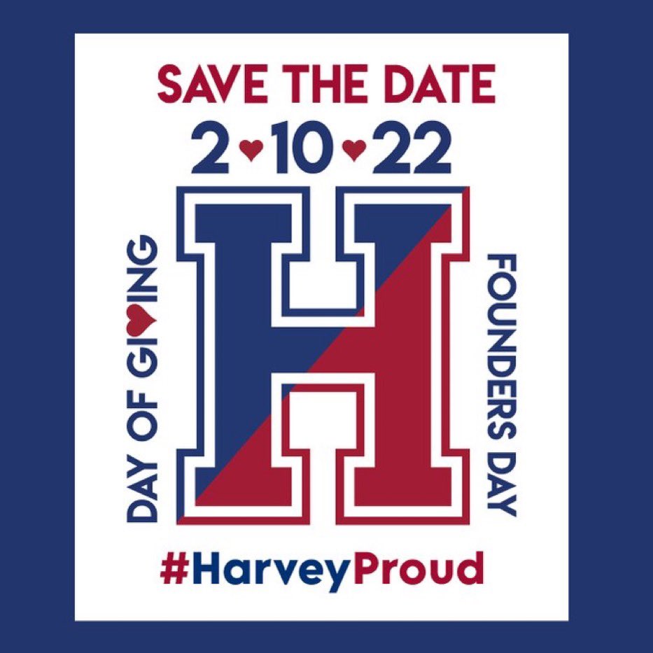 Wear your Harvey gear tomorrow!