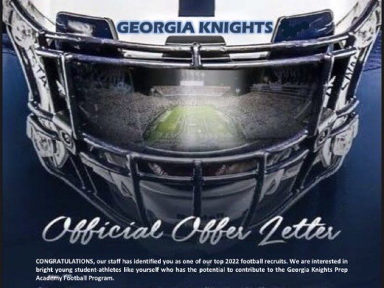 kylecash_'s tweet photo. #AGTG Blessed to say I have received my second offer to play football at the next level! Go Knights! @Football_Steele @GeorgiaKnights1 https://t.co/GImJw0Nsd6