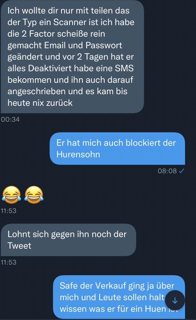 hey_jo_ben's tweet photo. Unfortunately, another scam happened the other days where @arshiiyaaa pulled back his main account. This is not the first time happened. The reason for the first time he said, that it was his friend

@arshiiyaaa shouldn‘t be able to get a place here and sell accounts. Watch out! https://t.co/fgafDAp76R