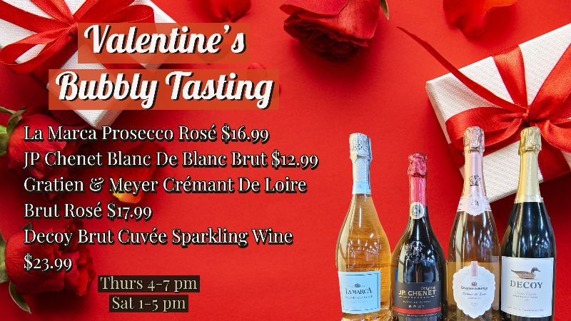 PourVousTN's tweet photo. Valentine's Day is almost here! We are happy to help you pick the perfect beverage to celebrate.  🥂😍 https://t.co/lKBcnPeHp0