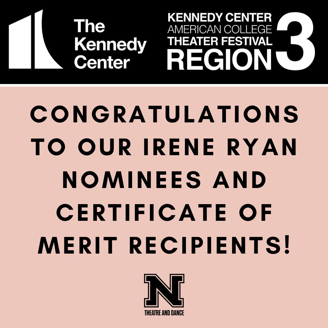 Several of our students received nominations/certificates from the Kennedy Center American College Theatre Festival for their work on NEXT TO NORMAL! Congratulations to Megan Hibbard, Michael Ahlstrom, Sophie Sam, Sylvia Bednarczyk, and Ryan Harvey!

#shareNMU <a href="/NorthernMichU/">Northern Michigan University</a>
