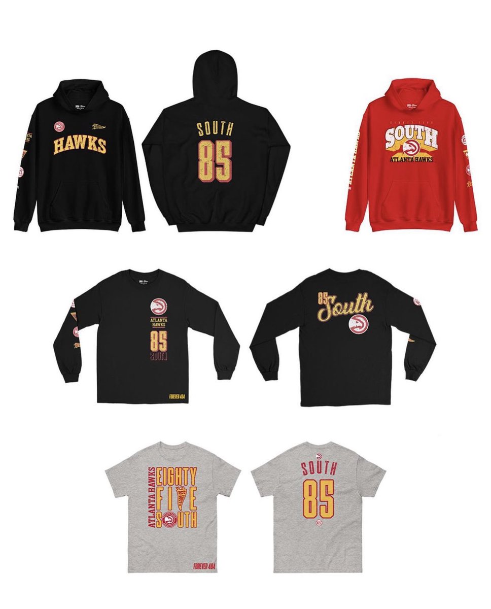 KarlousM's tweet photo. We (an independent black owned company) just did a merch collab with a real NBA team! Much love to the @ATLHawks for believing in us and providing the opportunity. @85SouthShow https://t.co/InZKbTGSX2