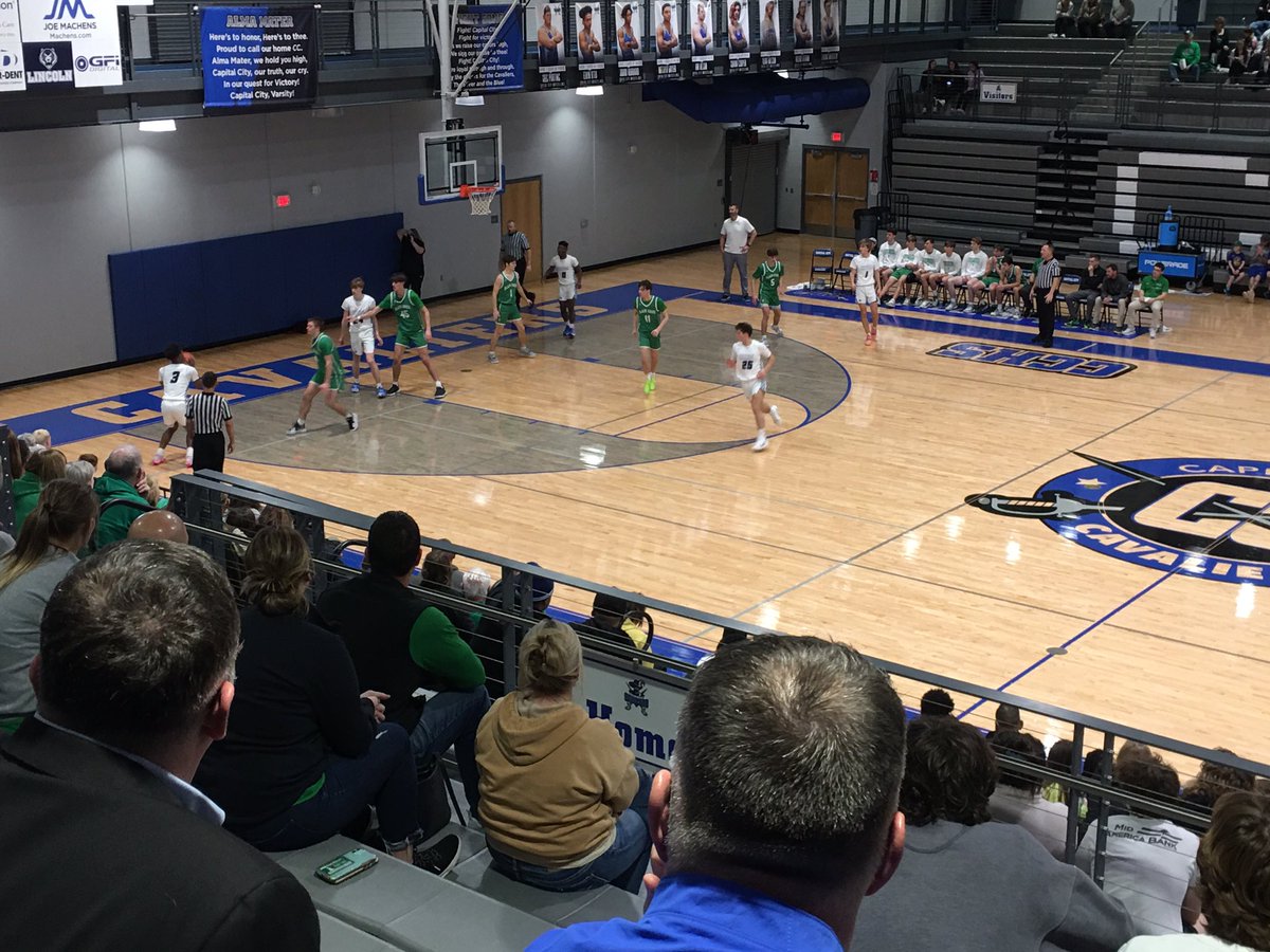 Capital City leads Blair Oaks 38-31 at halftime. Mitch Renfrow has 14 points, 4 3’s. <a href="/capcityhsbball/">Capital City Boys Basketball</a>