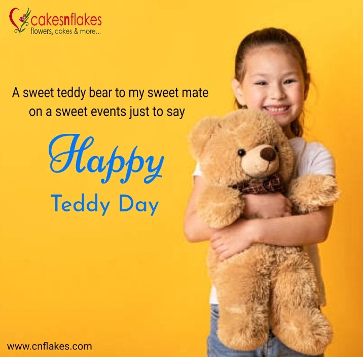 CakesFlakes's tweet photo. This soft cuddly teddy shows that I will always be there for you. Happy Teddy Day!

Shop Now - https://t.co/TiWYyTasNi

#cakesnflakes #valentinesday2022 #valentinesdaygift #love #valentines #florist #happiness #HappyTeddyDay  #teddyday #teddylove #teddybearsofinstagram #teddybear https://t.co/lY9XwjDWkk