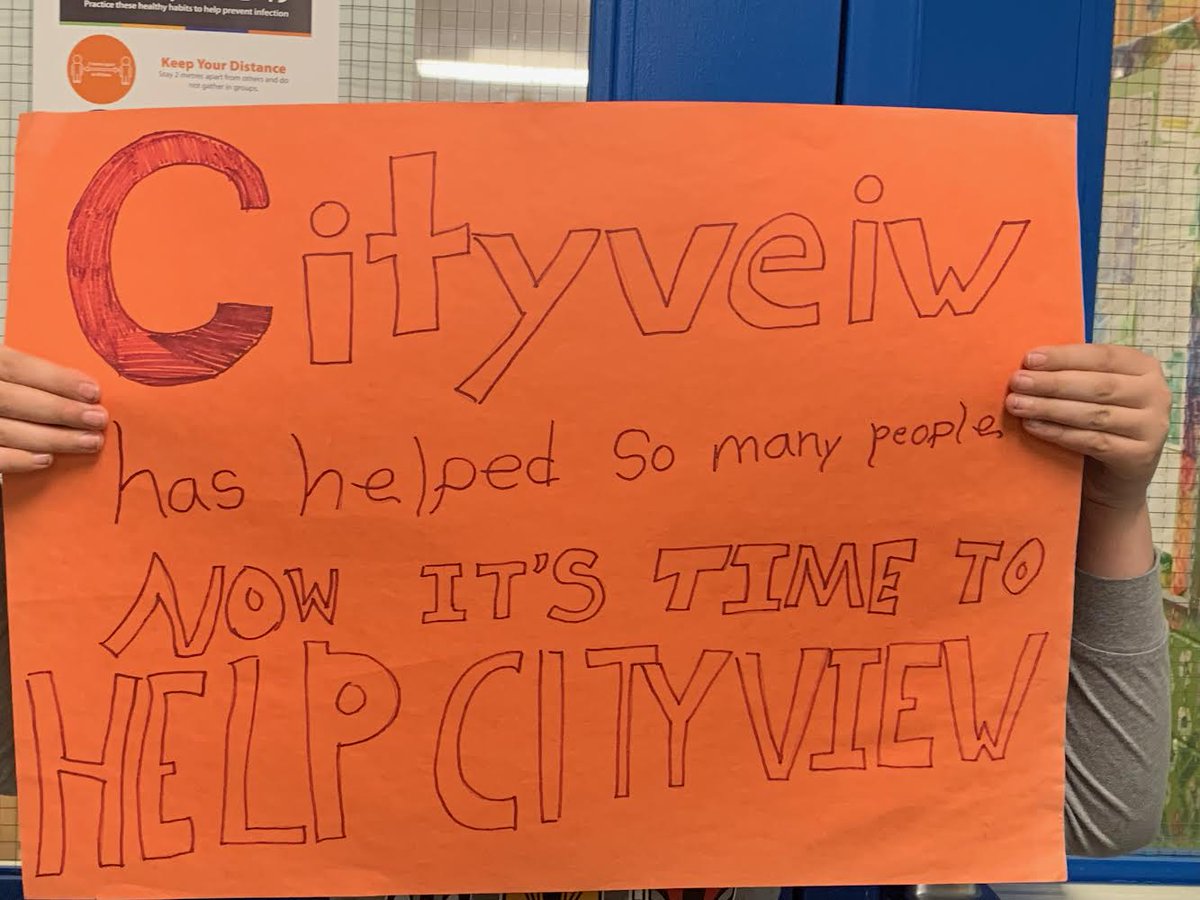 SaveSAMS's tweet photo. Signs of support for #CityViewcutshurt by CityView students! https://t.co/YjQ2RUJRMx