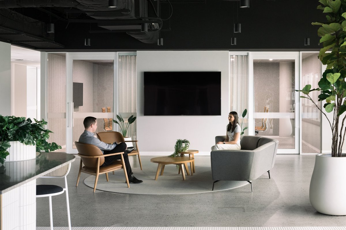 officehubtweet's tweet photo. We can't get enough of this new space by @atworkspaces ... so we just had to write an entire blog post about it! Read all about Milton's latest business centre and reach out for a tour: 📱 1300 770 200  💌  enquiries@office-hub.com
https://t.co/a03ZSZhpq1 https://t.co/heB05kNNnr