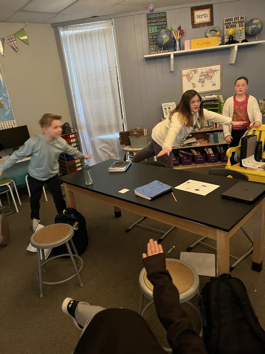 mrs_stubby5's tweet photo. Going for GOLD! 🥇What better way to review force and motion than to have teams of students answering questions and completing physical challenges in our own version of the winter Olympics! ⛷️🥌⛸️🏒 #Actonfam #movementintheclassroom https://t.co/74mcSVCrNc