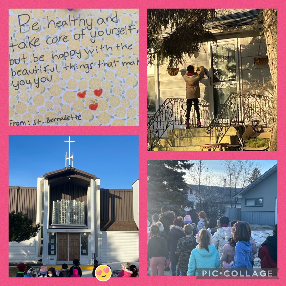 Delivering positive messages to our neighbours on our community walk.
Thank you for all the phone calls and social media posts relaying that we made your day! 
#KindnessMatters #BlessingsForAll