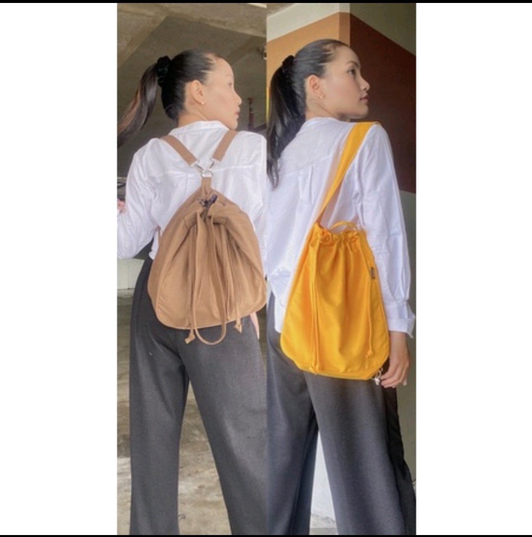 Tas lucu bisa jadi shoulder bag sekalian ransel ✨

shp.ee/38zdaxh