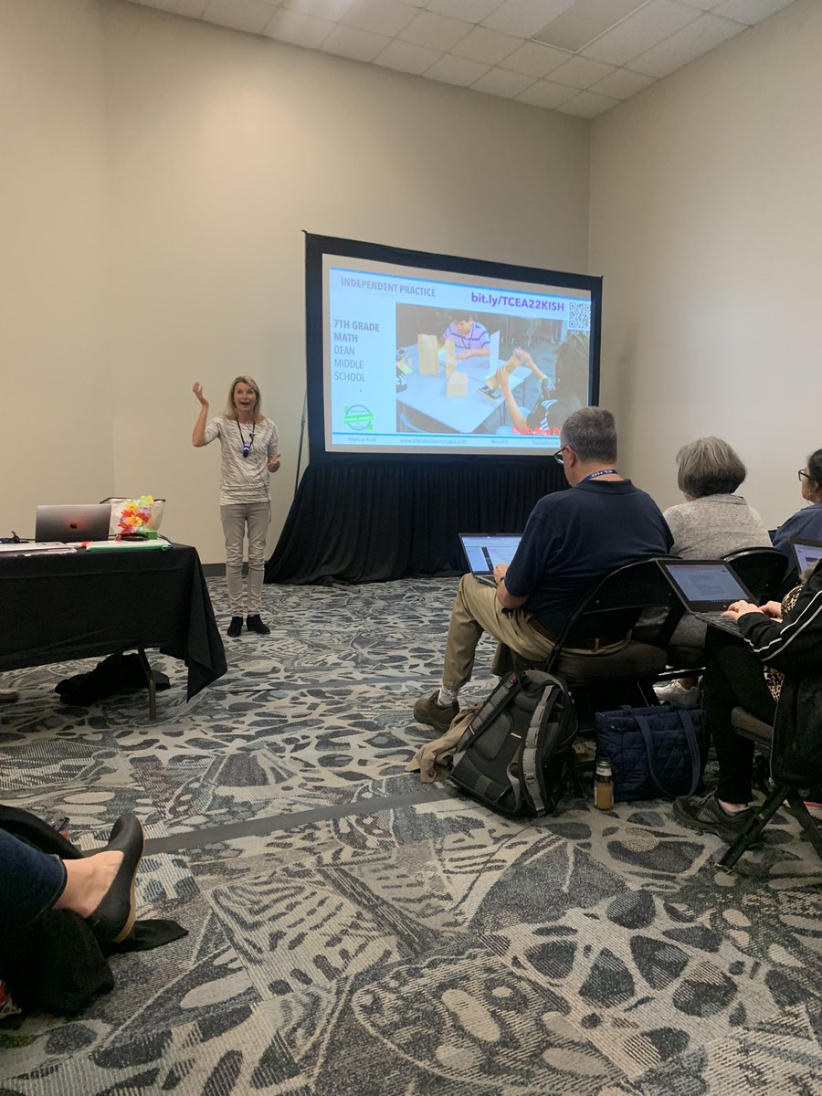 Another great day of learning at #TCEA22! <a href="/dsdPD/">Marcia Kish</a> shared her knowledge of mixing student ownership with technology integration. A lot of useful strategies to take back to the classroom! 🤩 <a href="/TCEA/">TCEA</a>