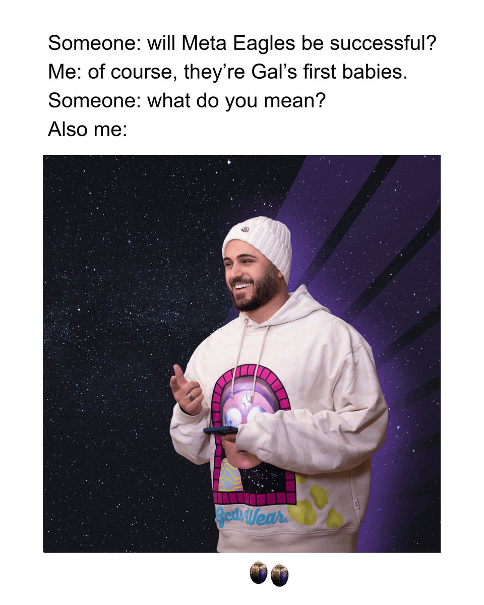 Mr_Chavarriaga's tweet photo. I couldn’t help to think about this when I read the meme contest was about the eggs lol! 😂
#MetaEagleClub https://t.co/Z93gBtHQqQ