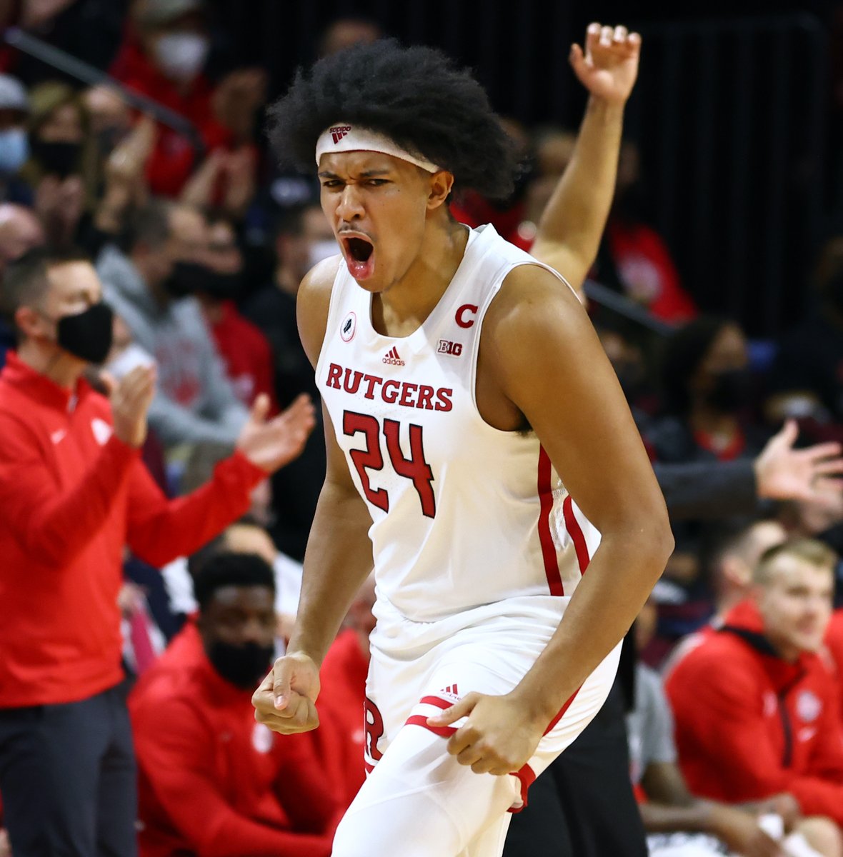 MarchMadnessMBB's tweet image. ⚔️ W vs. No. 13 Michigan St last Saturday
⚔️ W vs. No. 16 Ohio State tonight

@RutgersMBB deserve to be ranked?