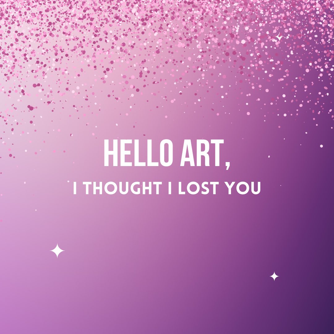HumberArtShow's tweet photo. 2......Hello Art, I though I lost you! It’s all Zoom and gloom right now, we really needed you #HelloART #HumberArtShow #HumberPR https://t.co/vtWlksS7nS