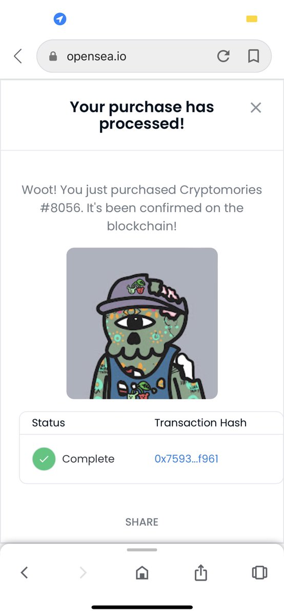 Crypto1901's tweet photo. Stoked to be a part of the the Mories community! @CryptoMories https://t.co/9CnlUGLwnB