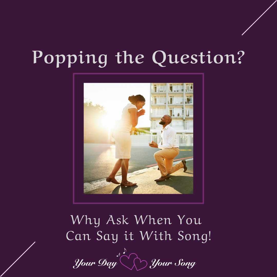 YourDayYourSong's tweet image. Writing a proposal song is something they will remember for the rest of their life. Don’t worry, we’ll help you every step of the way!
yourdayyoursong.com
#customproposal #weddingmusic #lovelyrics #lovesongs #customsong #proposalideas #proposalinspiration #weddingproposal