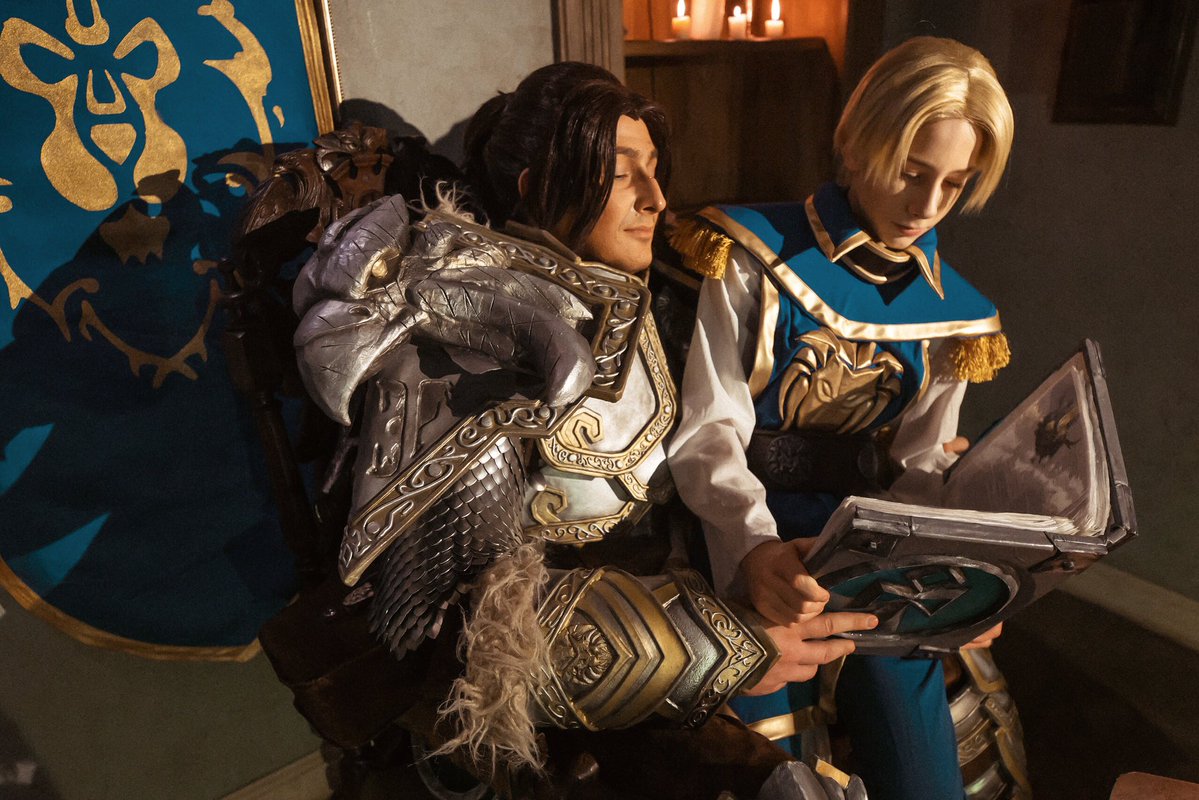 *Impresionante Cosplay en conjunto de Varian y Anduin realizados por Gulliv...