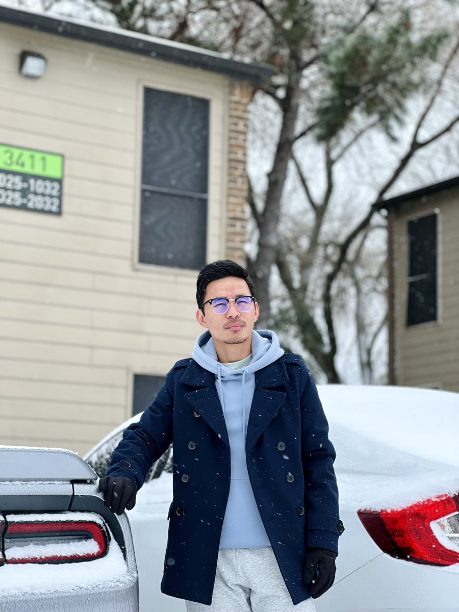 #Snowing_Days ☔️❄️💕..