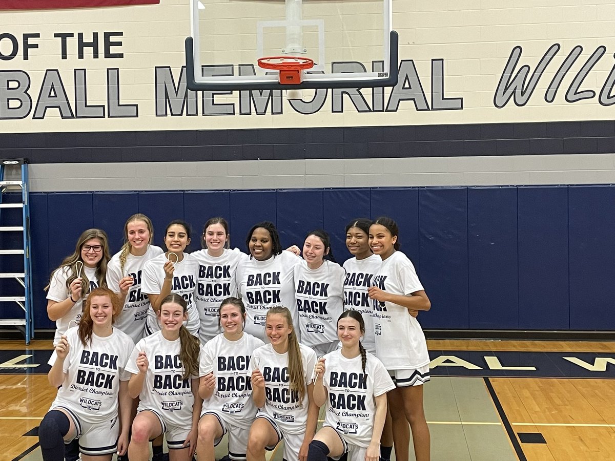 TISD_MrG's tweet photo. Great win tonight for another district championship for @TMHSGBB!  Great job girls!  #GoCatsGo https://t.co/onKYphjrsz