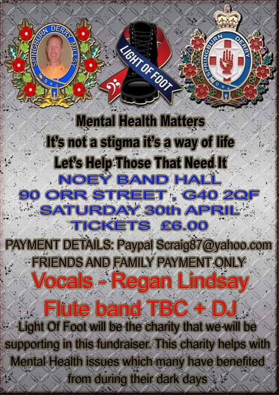 ldl1690's tweet photo. This will be a fantastic night in aid of a fantastic charity #LightOfFoot #MentalHealthAwareness #MentalHealthMatters https://t.co/hoL5uP4ZoT