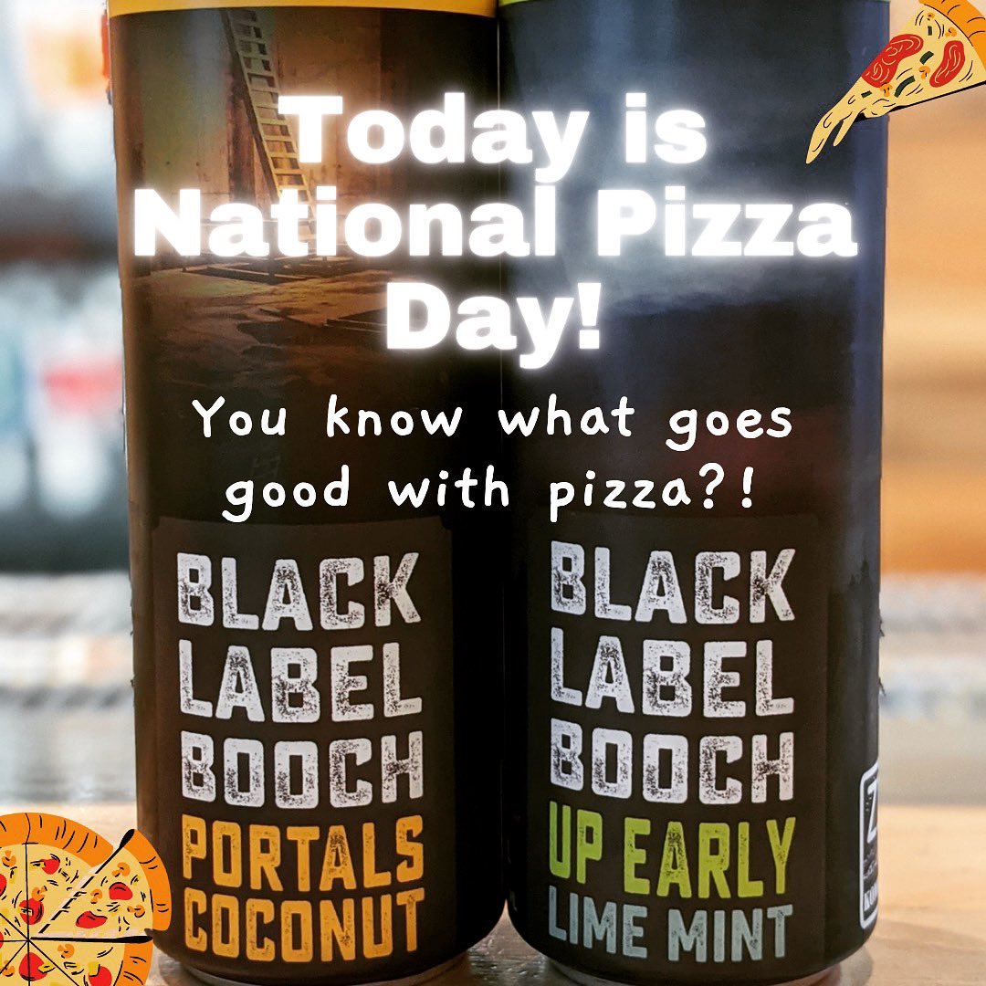 It is National Pizza Day! Grab a pie, grab some booch and enjoy 🍕🍻

#NationalPizzaDay #zipbrewingco #kombucha #hardkombucha #Alaska #PizzaDay