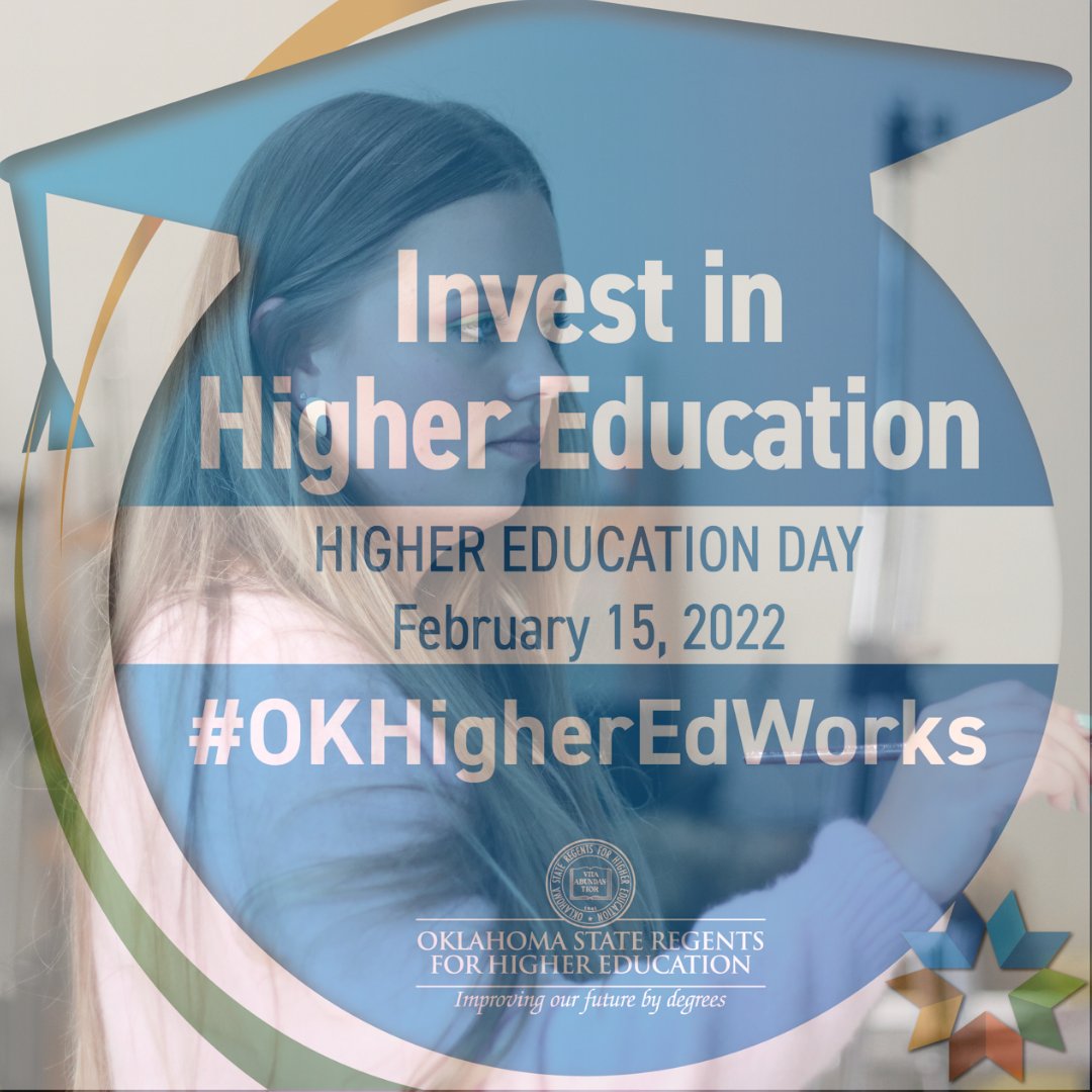c_c_pappas's tweet photo. It’s Higher Ed Day at the Capitol! Join us in celebrating the value of our public colleges & universities. More degrees = stronger workforce, stronger economy. https://t.co/L5plZkvA1W #OKHigherEdWork https://t.co/Ed8XWvnJl3 @ECUTigerUpdates @brandondenney21 https://t.co/rkwKQxRSZy
