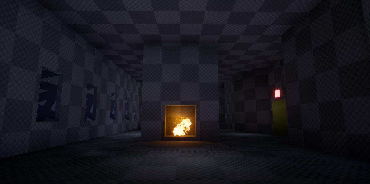 _CoryAllan's tweet photo. A quick update on my latest level design. Its set in a haunted mansion and features spinning rooms, Spectral paintings, monsters and focuses on lighting.
#HauntedMansion #GhostHouse #Blockout #lightingdesign https://t.co/hFeyE8UWhz