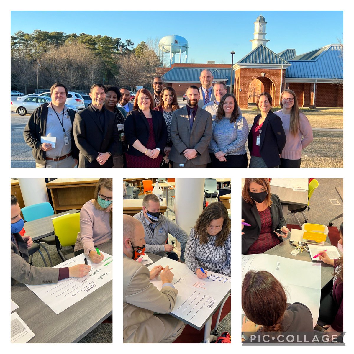 A great afternoon with the #oneCCPS Emerging Leaders! Thank you for allowing me to spend time with you talking about School Improvement Design!