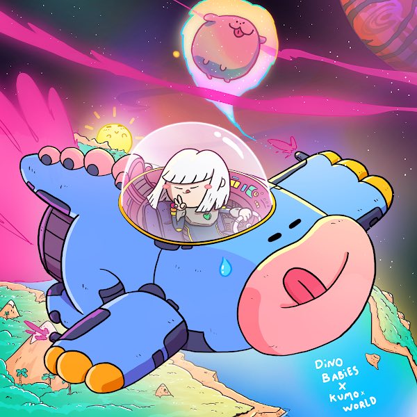 Dino Babies in Space tweet media