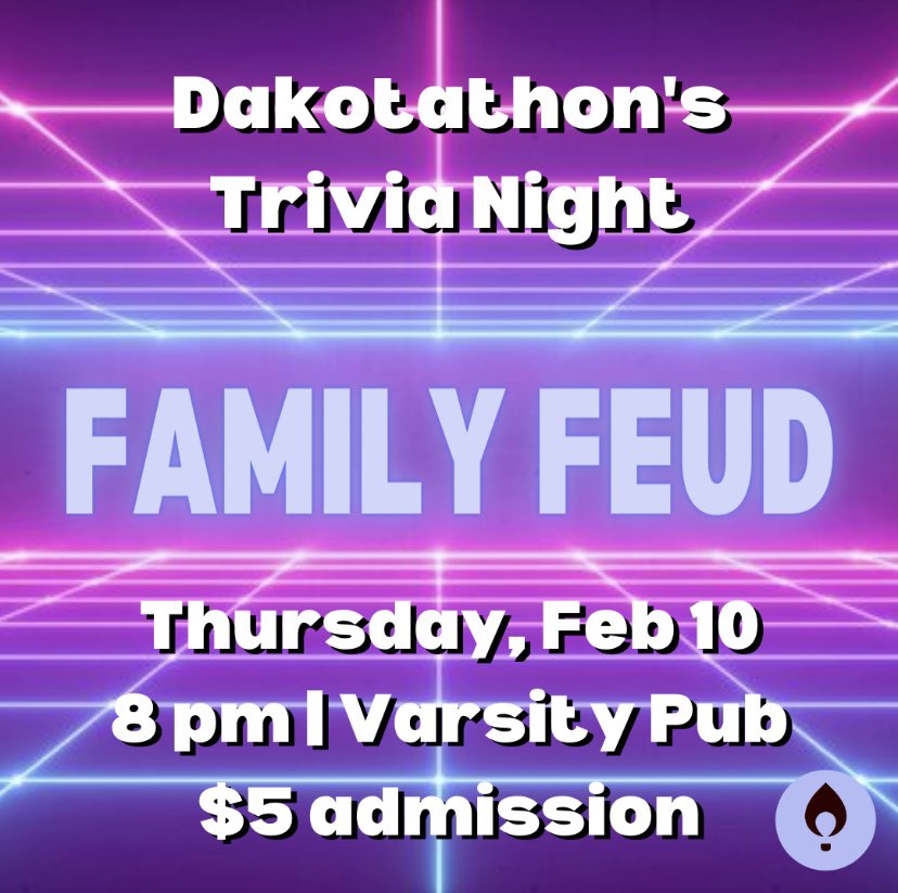 We’ve got a big one this week…Family Feud trivia tomorrow night in the Varsity basement! #kidscantwait