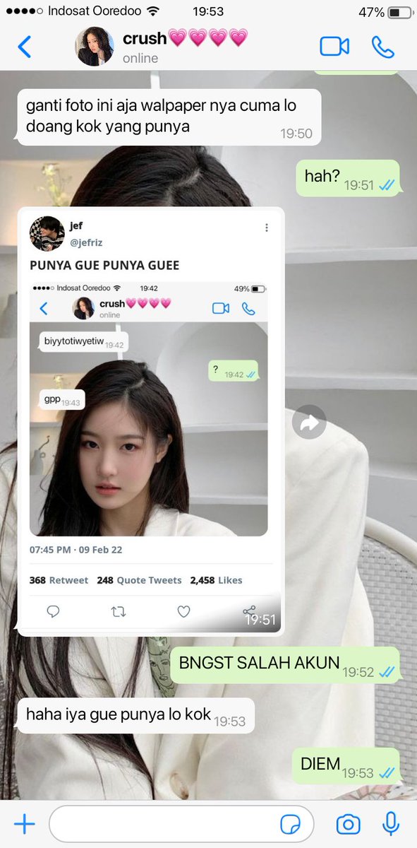 "punya gue"

lee jeno one tweet au