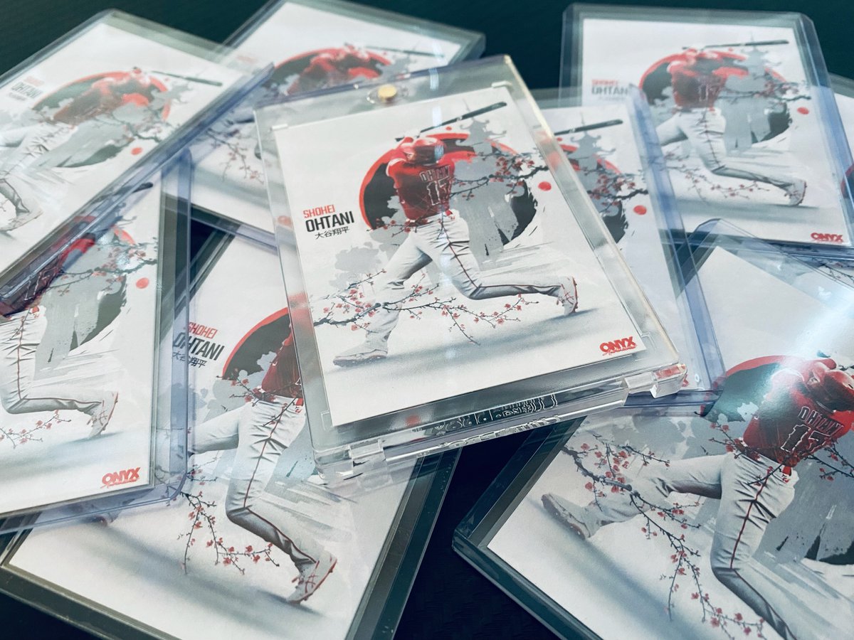 Onyx Authenticated (@onyx_authentic) on Twitter photo CONTEST!! For one artist signed Shohei Ohtani sample card (limited to 9)!!
Rules:
1. Follow <a href="/Onyx_Authentic/">Onyx Authenticated</a>
2. Follow <a href="/_JoeJohnson_/">Joe Johnson</a>
3. Like and rt this post
Winner announced this Friday at US eastern time at 5pm CONTEST!! For one artist signed Shohei Ohtani sample card (limited to 9)!!
Rules:
1. Follow <a href="/Onyx_Authentic/">Onyx Authenticated</a>
2. Follow <a href="/_JoeJohnson_/">Joe Johnson</a>
3. Like and rt this post
Winner announced this Friday at US eastern time at 5pm