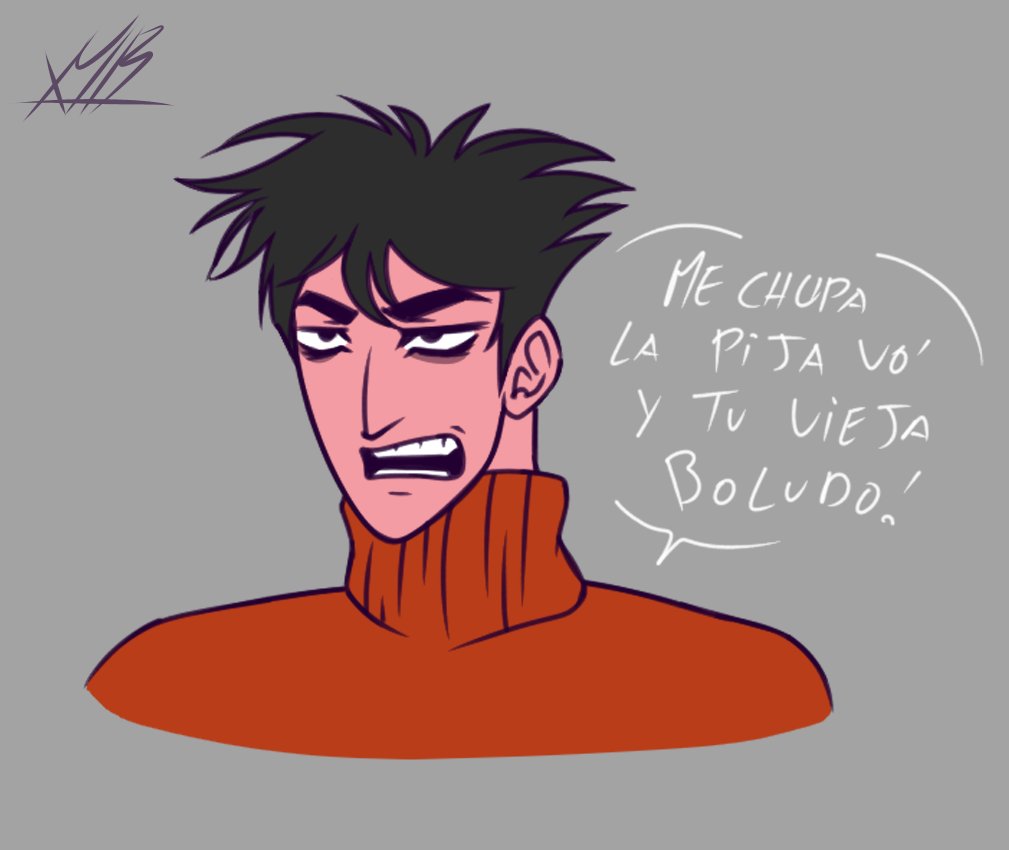 MBLaMonster's tweet image. Ahora este boludo 8D #alejoyvalentina #locoarts #matias