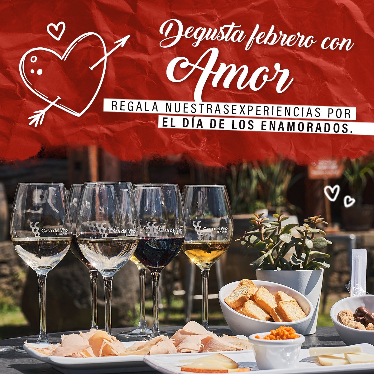 ¿Y si por #SanValentín 💘 nos regalamos un disfrute de productos #km0 de #Tenerife en un entorno único como el patio de nuestra Casa? 

¡Regala el bono y disfrútalo cuando quieras!  Cómpralo aquí⬇️

bit.ly/3rDfgqD

o si quieres tb en nuestra tienda  

#consumelocal