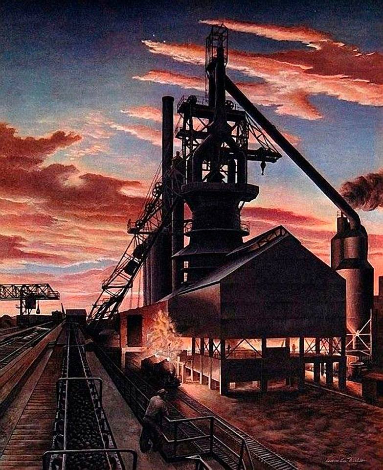 Sheffield 🇺🇸 Blast Furnace by Jackson Lee Nesbitt