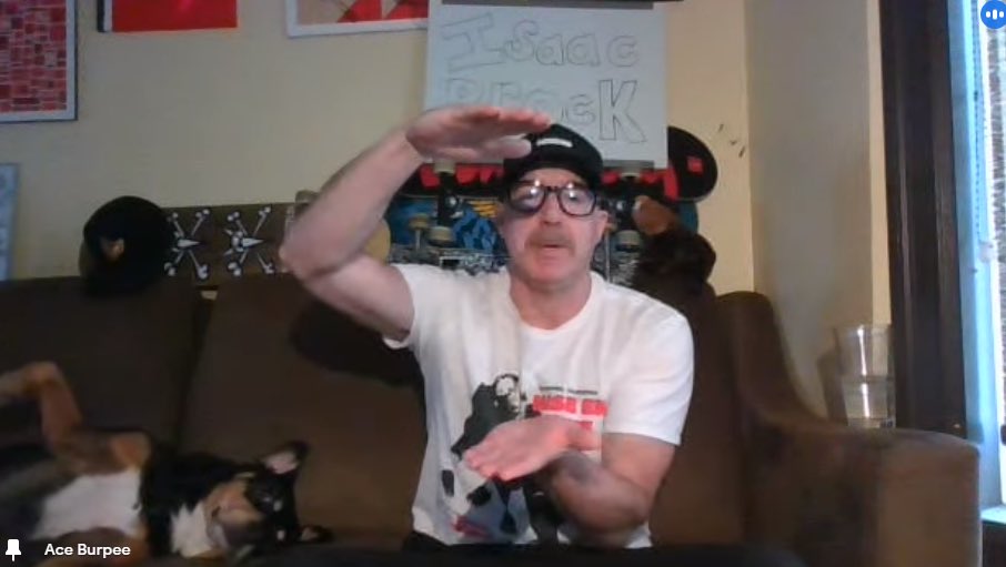 Today we were so lucky to have <a href="/AceBurpeeShow/">Ace Burpee</a> from <a href="/VirginRadioWPG/">VirginRadioWinnipeg</a> read to us! He read us “A Bear Like Me” by Varina Penner, sang us some of his songs and discussed bears, Bally, hot dogs and Encanto! We had so much fun listening to you Ace, thanks again for hanging out! #wsd