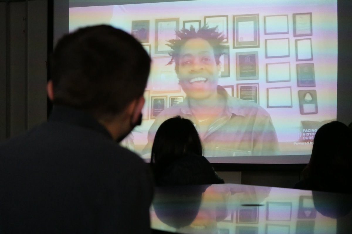 What models do students have for making a difference in the world? Our 8th Gs join author <a href="/JackieWoodson/">Jacqueline Woodson</a>  to learn about her life, inspirations &amp; work. She shares, "the thing that makes us brilliant is the brilliance inside, and then someone to recognize and draw it out."