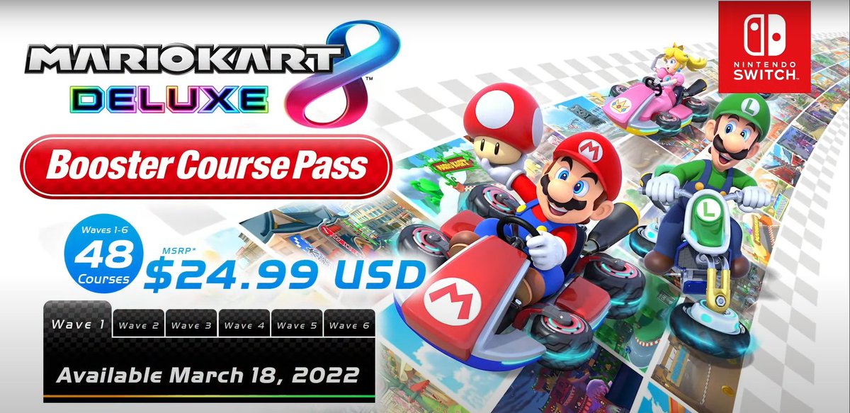 Splash14Oficial's tweet photo. #MarioKart9 No saldra aun pero vienen DLCs para #MarioKart8 https://t.co/PqJ5kPrt7u