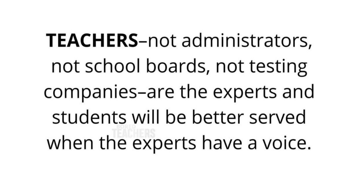 As educators we need to continue to use our voice and advocate for our students because we understand their education, social, and emotional needs. 🎤👩🏻‍🏫 #weknowourkids #futureschoolleader