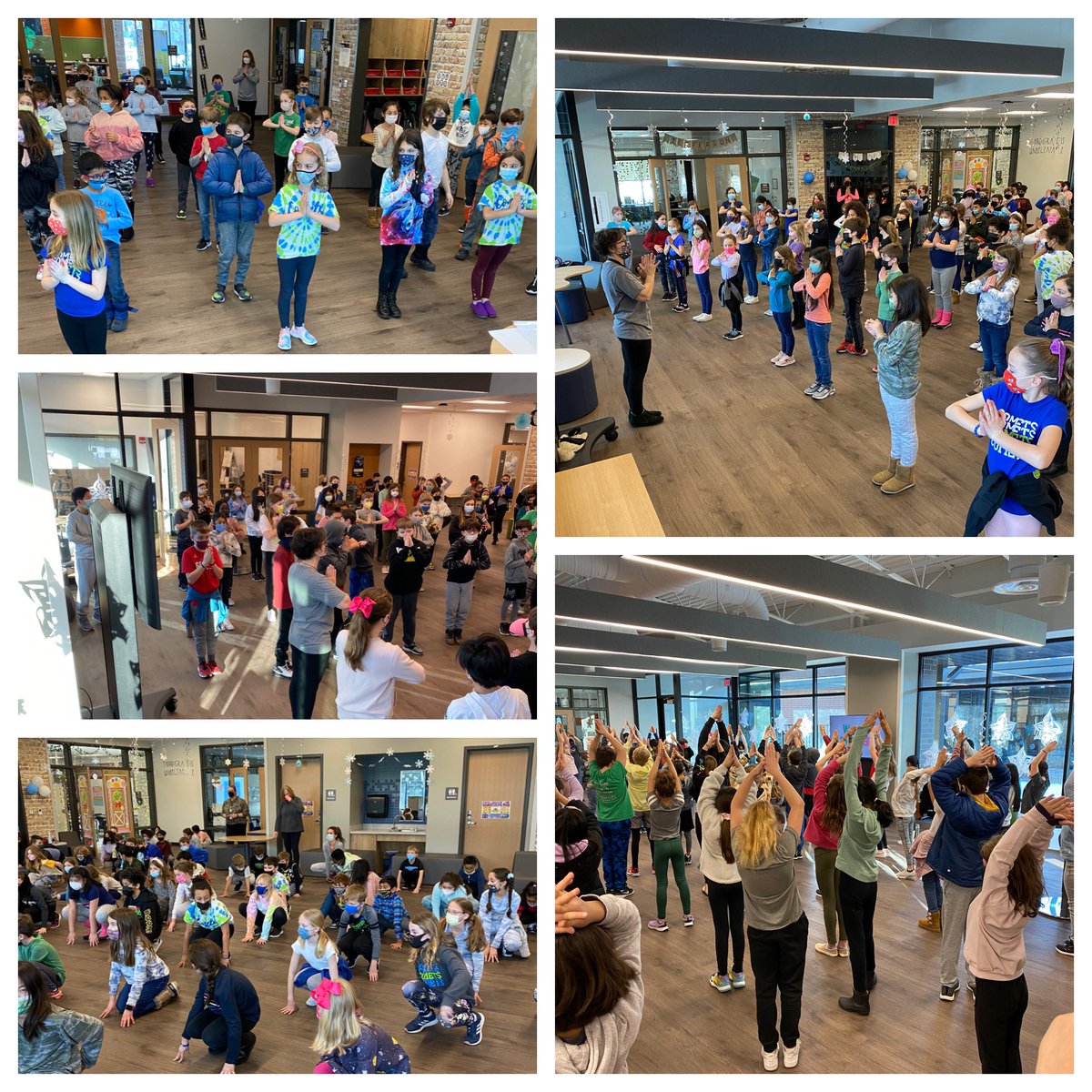 CCE had the best all school fitness day today. Thanks to everyone who made this possible. Especially Angie Yelich who taught our whole school yoga one grade level at a time, our PTO, and The Carmel Education Foundation.
<a href="/myccs/">myccs</a> <a href="/CCE_Comets/">Clay Center Comets</a> <a href="/ClayCenterPTO/">Clay Center PTO</a> <a href="/CarmelEdFdn/">Carmel Education Foundation</a>
