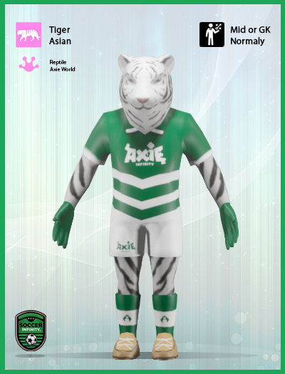 soccerinfinity0's tweet photo. Our new released Character, Tiger - Reptile, defense postion. Be welcome Soccer Player https://t.co/tmDT1IZGlV