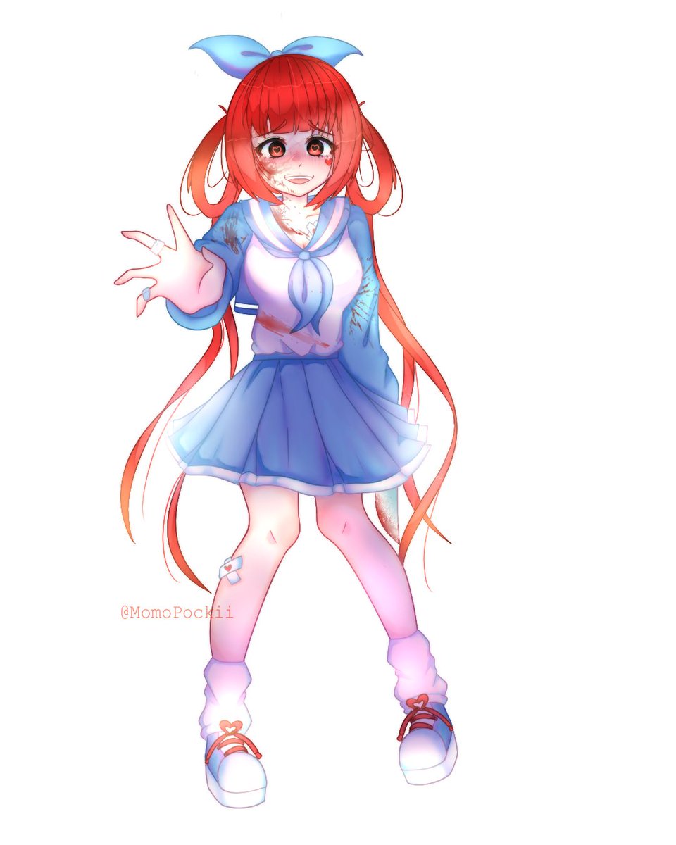 MomoPockii's tweet photo. TW: Blood 

My OC Amourette Aiko 

#oc #originalcharacter #yandere https://t.co/UqTBfIMkVx