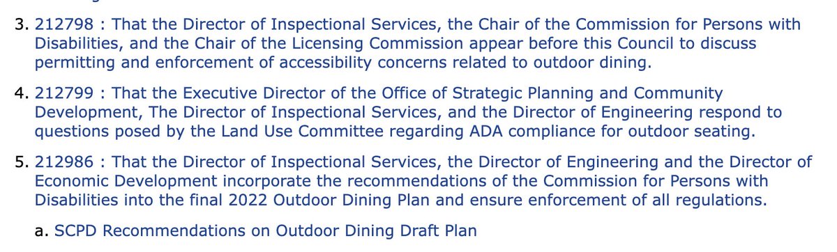 Hey everybody, it's licenses and permits night. The topic: Will Somerville change its current policy of -not- enforcing ADA compliance on outdoor dining, or is it business-as-usual? http://somervillecityma.iqm2.com/Citizens/Detail_Meeting.aspx?ID=34921/?