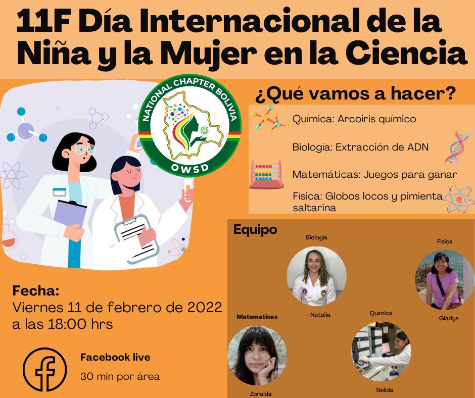 OWSD Bolivia tweet media