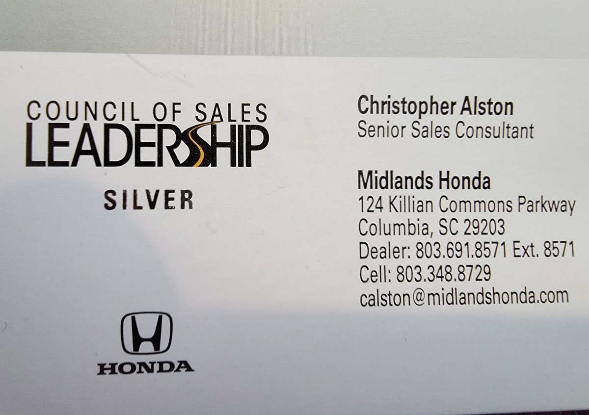GoodwinRVHS's tweet photo. Thanks to Midlands Honda and Mr. Alston for agreeing to educate my class on the car buying process as we work through the Ramsey financial curriculum.  We look forward to the field study next week! Call him if you need a car. 👍🏾 @Rich2Transition @WHS_Redhawks @midlandshonda https://t.co/abg73B9Ecu