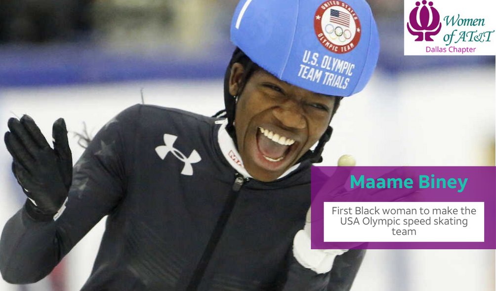 Women of AT&T Dallas Chapter (@woadallas) on Twitter photo "To any woman that wants to be successful: You're so much stronger than you know." -<a href="/BineyMaame/">Maame Biney</a>
Follow Maame's #WinterOlympics2022 journey as she competes for the USA in Beijing! āøļø
#BlackHistoryMonth "To any woman that wants to be successful: You're so much stronger than you know." -<a href="/BineyMaame/">Maame Biney</a>
Follow Maame's #WinterOlympics2022 journey as she competes for the USA in Beijing! āøļø
#BlackHistoryMonth